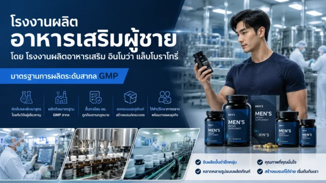 โรงงานผลิตอาหารเสริมผู้ชาย