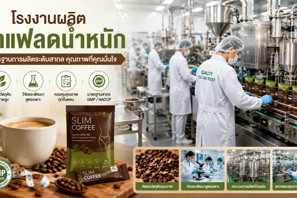 โรงงานผลิตกาแฟลดน้ำหนัก